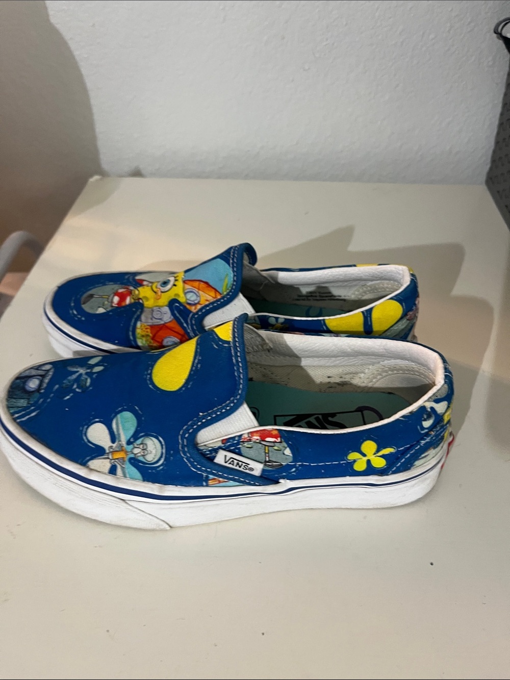 Vans SpongeBob SquarePants Slip on Shoes Mens 3.5 Women’s 5 - Picture 4 of 12